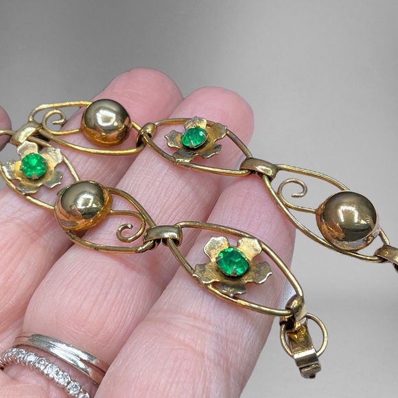 🌺Vintage Gold Filled Bracelet - Picture 3 of 15